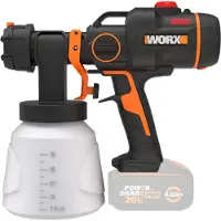 WORX Verfspuit WX020.9, zonder accu en oplader