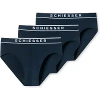 Schiesser Slip marine / wit