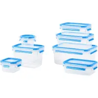 EMSA N1031600, Sada, Rechthoekig, 5,75 liter, Blauw, Transparant, 150 ml, 200 ml