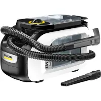 Kärcher SE 3-18 Compact Tapijtreiniger - Sproei-extractie - 18 V accu-aangedreven - Excl. accu en lader - Bekledingszuigmond - Wit