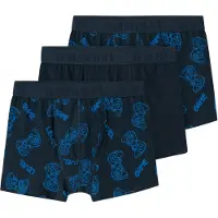 Name it Kinder boxershorts jongens nkmboxer gameprint 3-pack donker