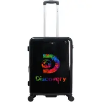 Discovery Stencil Harde Koffer / Trolley / Reiskoffer - 67 cm (Medium) - Zwart - Zwart / Medium