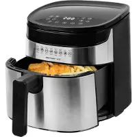 Emerio AF-129084 Airfryer 4.5 l 1300 W Anti-aanbaklaag, Timerfunctie Zwart