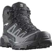 Salomon - Heren wandelschoenen - X Ultra 360 Mid Gtx Black/Magnet/Pewter voor Heren - Maat 42 2/3 - Zwart