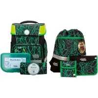 School-mood Champion Schooltas set groente