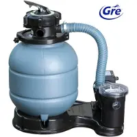 Gre Sand Filter Ø 4 M3/h 320 Mm Blauw,Zwart Ø 320 mm / 4 m3/h