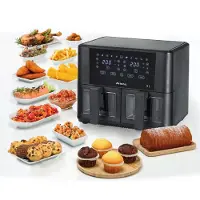 Ariete 4631 Airy Fryer Dual: 9 liter heteluchtfriteuse