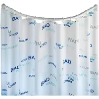 Wenko Ronde douchestang voor hoekdouches, geschikt voor afmetingen 80x80 / 90x90, met gordijn voor badkamer of bad