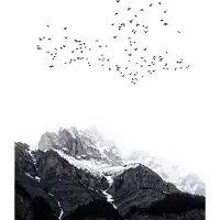 Living Walls Fotobehang ARTist The Mountains (set, 2-delig)