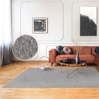 Paco Home Vloerkleed Woonkamer Laagpolig Eenkleurig Zacht Wasbaar In Wasmachine 160x220 cm