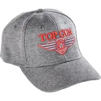 TOP GUN Pet grijs gemêleerd / rood