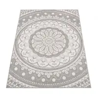 Paco Home Buiten Vloerkleed Tapijt Voor Binnen En Buiten Balkon Terras Oosters Marokkaans 120x160 cm