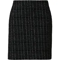 Comma Rok zwart / zilver
