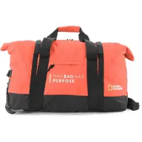 National Geographic Opvouwbare Reistas met wielen / Weekendtas - Vegan - 48 Liter (S) - Pathway - N10442 - Oranje - Oranje