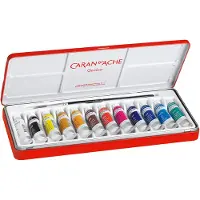 Caran d'Ache Verftubes Gouache Studio 12 Kleuren Pak van 1