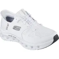 SKECHERS Slip-ons 'Glide Step Pro' grijs / zwart / wit