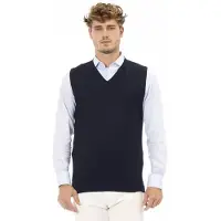 Alpha Studio V-hals Katoenen Sweater Vest