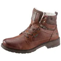 Mustang Veterlaarzen 'Heren veterschoenen' cognac