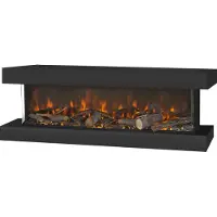Xaralyn Elektrische wandhaard - Disegno 120SW - wit hout - 1400 Watt verwarming - met afstandsbediening - 3-zijdige elektrische haard - sfeerhaard