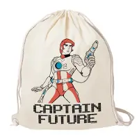 Logoshirt Gymtasje met wizard of science captain future-print