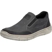 Rieker Herrenschuhe Slipper Grau Freizeit