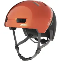 ABUS Fietshelm SKURB ACE goldfish orange M - 55-59 cm - oranje - Geschikt voor gebruik op elektrische fietsen - stadsfietsen - 310 g