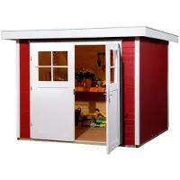 Weka Tuinhuis 227 - Rood - 235x239cm