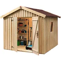 Weka Tuinhuis 349 - Onbehandeld - 220x240cm