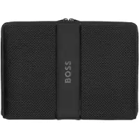 BOSS Zwarte A4-vergadermap met logodetail