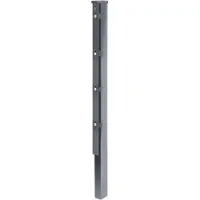 Alberts 974640 Hekpaal met plat ijzer | thermisch verzinkt, antraciet geplastificeerd (RAL 7016) | lengte 1500 mm | 60 x 40 mm