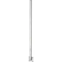 Alberts 700225 universele paal | direct tegen plaat gelast | om vast te schroeven | lengte 1150 mm | paal 30 x 30 mm