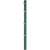 Alberts 677664 Hekpaal voor dubbelstaafs hekwerk | met klemnokbevestiging | thermisch verzinkt | lengte 1500 mm | paal 60 x 40 mm