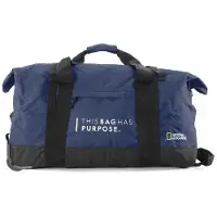 National Geographic Opvouwbare Reistas met wielen / Weekendtas - Vegan - 68 Liter (M) - Pathway - Marine Blauw - Marine Blauw