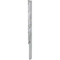 Alberts 970048 Hekpaal met plat ijzer | thermisch verzinkt | lengte 2000 mm | 60 x 40 mm