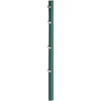 Alberts 677893 Hekpaal voor dubbelstaafs hekwerk | met klemnokbevestiging | thermisch verzinkt | lengte 1200 mm | paal 60 x 40 mm