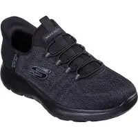 SKECHERS Slip-ons 'Slip-Ins: Summits - Key Pace' donkergrijs