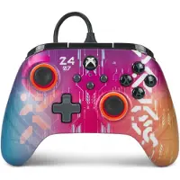 PowerA XBGP0186-01, Gamepad, compatibel met PC, Xbox One, Xbox Series S, Xbox Series X, meerkleurig, met kabel, USB, USB-C