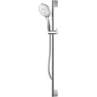 Hotbath Complete Glijstangset Mate 90 cm ABS Met Handdouche Met 3 Standen En Doucheslang 150 cm Chroom