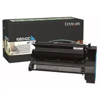Lexmark 10B042C toner cartridge cyaan hoge capaciteit (origineel)