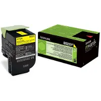 Lexmark tonercartridge - Geel - Voor laserprinters - 2000 pagina's - Verpakking met 1 stuk