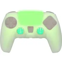 Sublime Market Connect Silicone Skin Grips Touchpad Sticker Glow In The D (PS5), Accessoires voor spelcomputers, Groen
