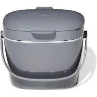 Oxo Bac à compost de cuisine OX13294600 6.6 L Gris
