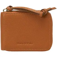 Marc O'Polo Leer portemonnee Franca Zip Wallet True Camel Lichtbruin