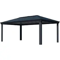 Palram - Canopia Tuinpaviljoen 611,5x363,5 cm, grijs, , model 706083