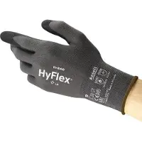 Ansell Mechanische bescherming HyFlex 11-840 Werkhandschoenen Nitril Zwart Maat 7 12 Paar