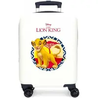 Disney Disneyunisex voor kinderen. 2441362 Cabinekoffer The Lion King stijf 50 cm wit (OSFA), ABS/polycarbonaat, kinderkleding