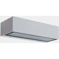 LEDS-C4 LED-wandlamp buiten Nemesis, wit / opaal, Aluminium, Modern, LED wandlamp buiten