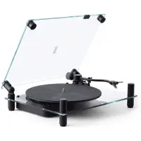 Transparent Platenspeler Black