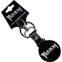 Rock Off Trivium - Classic Logo Mono Circle Sleutelhanger - Zwart