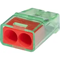BES LED Lasklem - Vintex - 2 Polig - 0.2-2.5 mm2 - Rood - 1000 Stuks